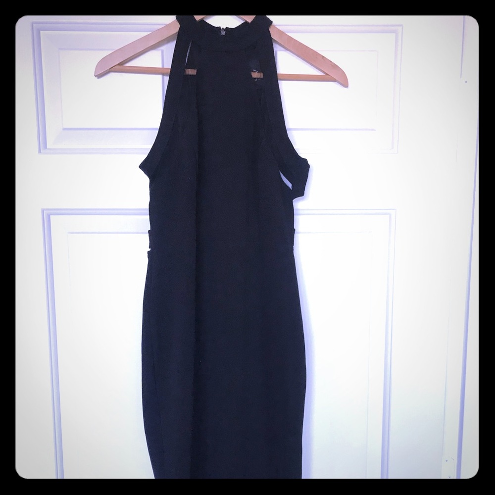 Beautiful sexy yet classy black cocktail dress